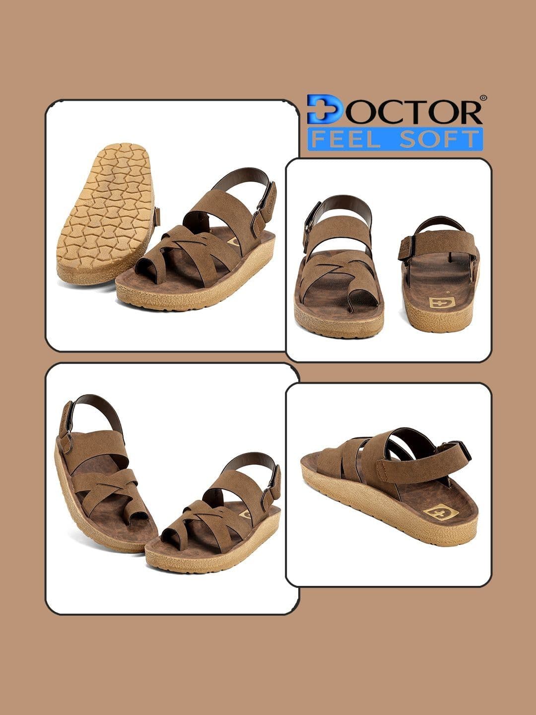DOCTOR FEEL SOFT Men Thong Flip-Flops thumbnail 3