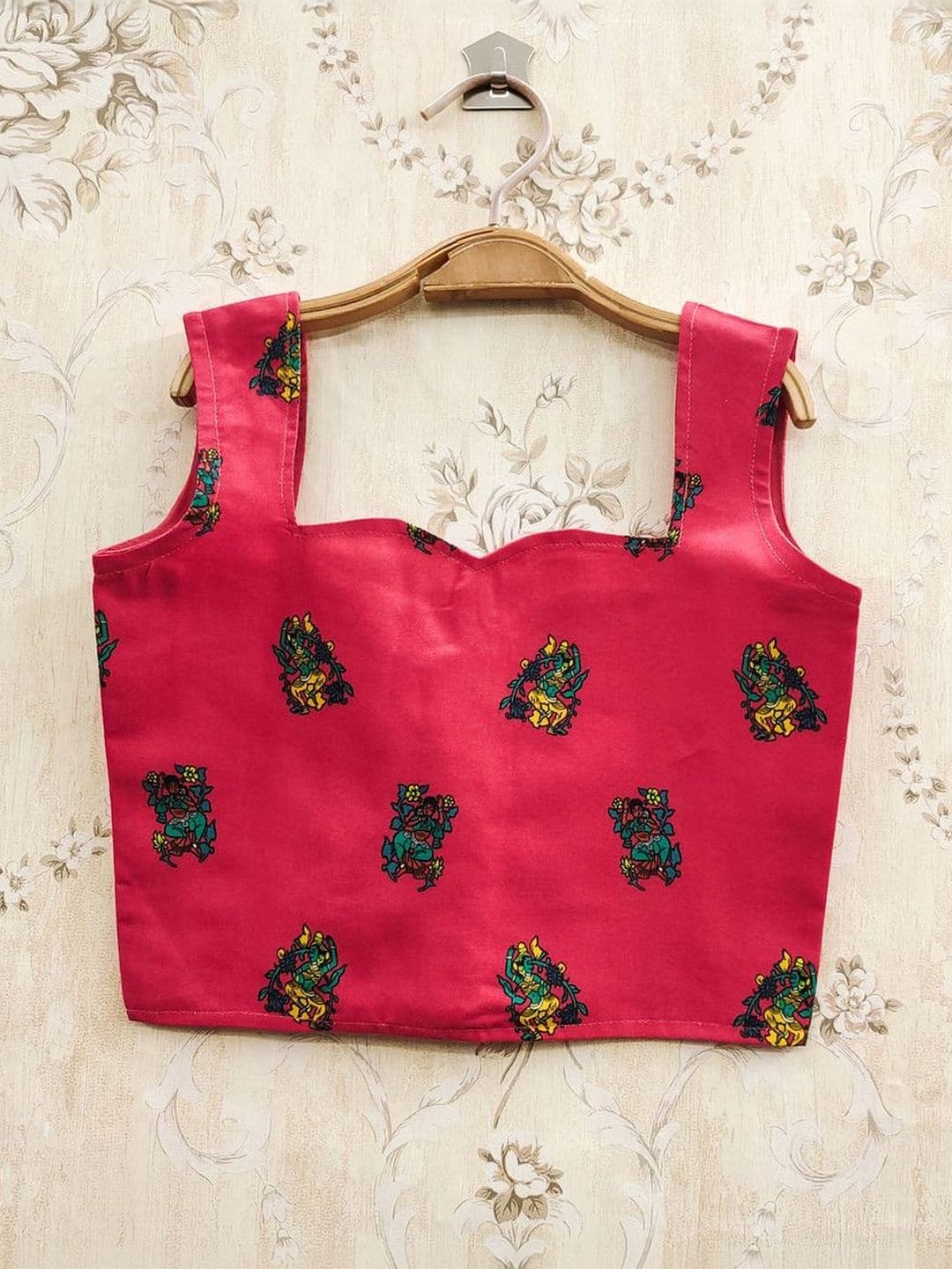 Sangria Girls Printed Square-Neck Flared Lehenga Choli thumbnail 3