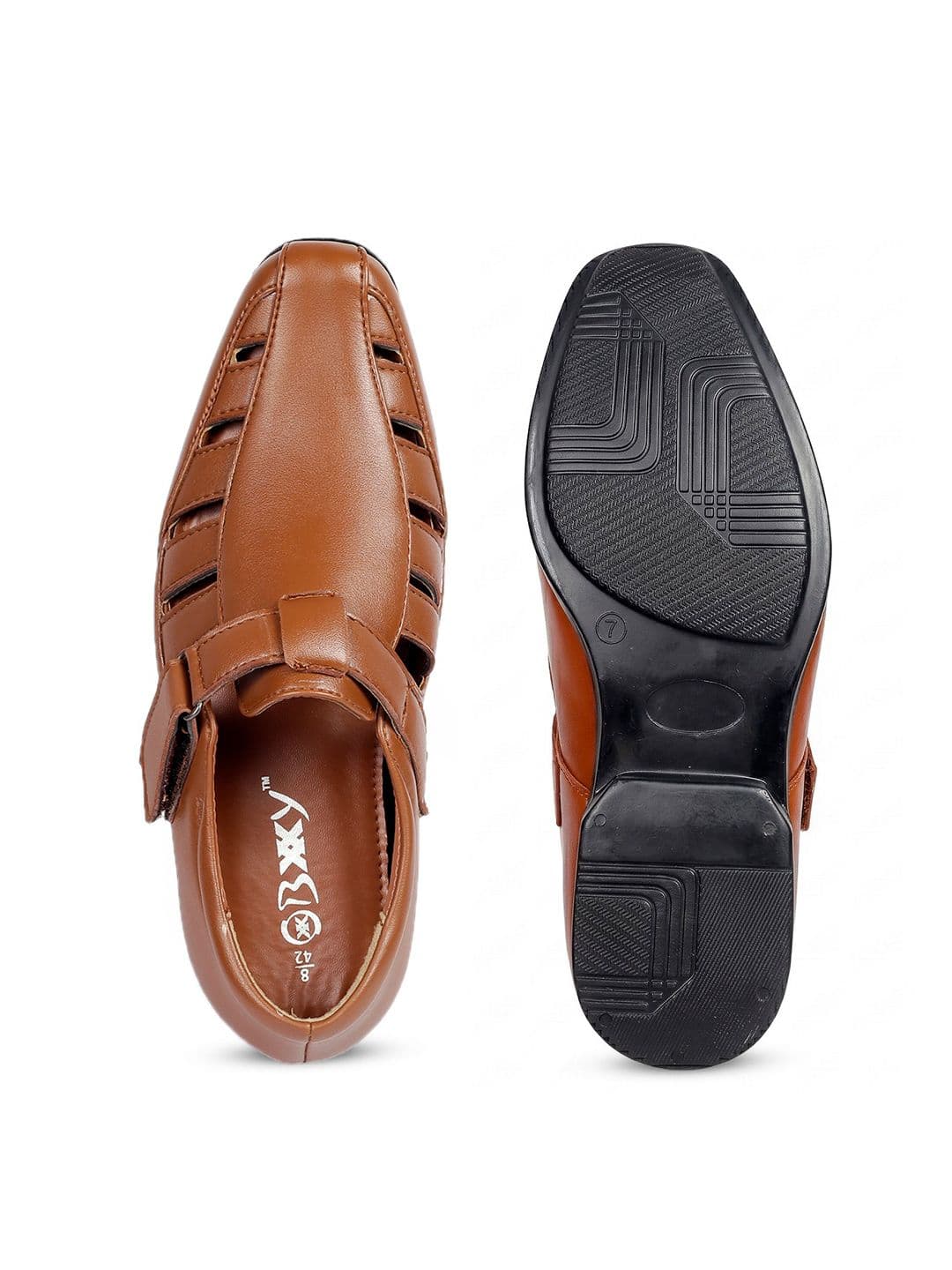 Bxxy Men Tan Elevator Increasing Casual Sandal Shoes thumbnail 4