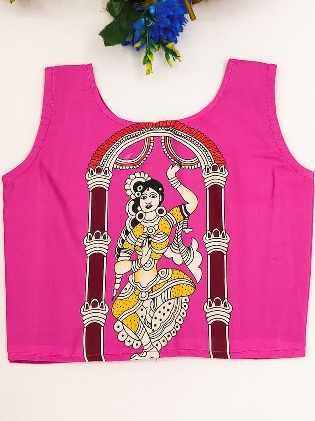 Sangria Girls Embroidered Round-Neck Flared Lehenga Choli thumbnail 3