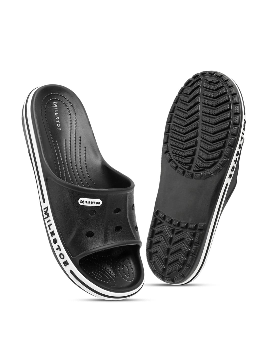 MILESTOE Men Striped Sliders thumbnail 2