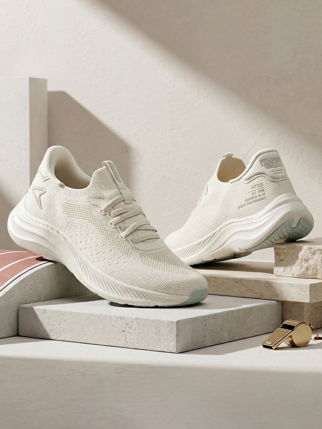 Power Women Textile Training or Gym Non-Marking Shoes - view 1