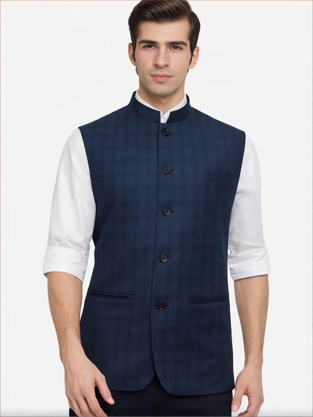 RAINMAIND Men Checked Woven Jacket - view 1