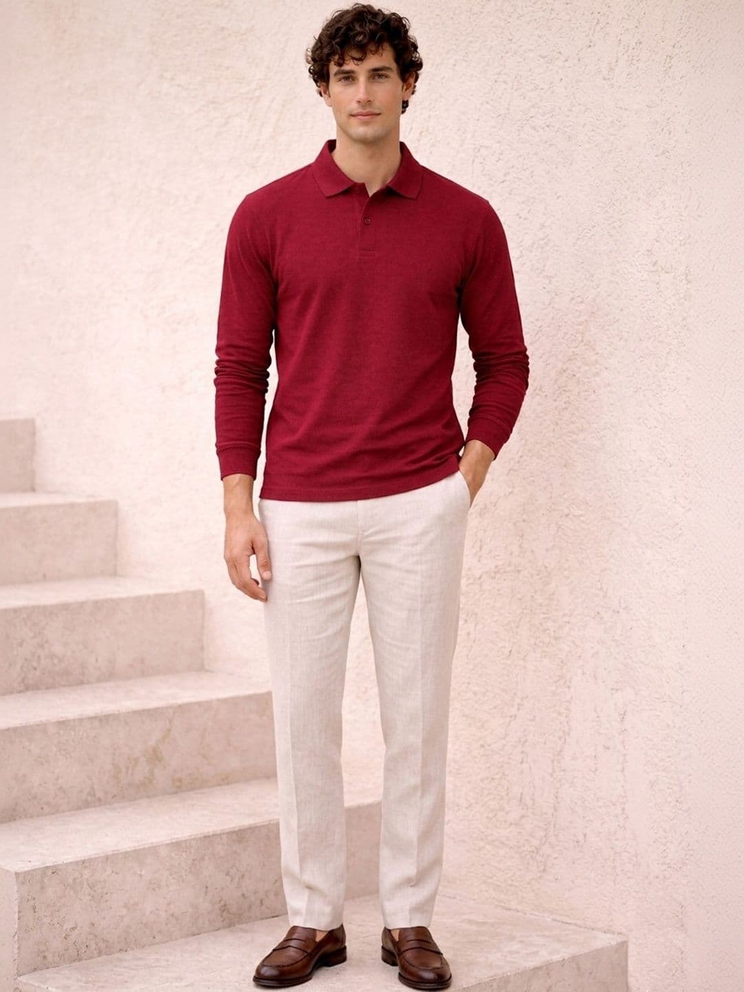 Mast & Harbour Men Polo Collar T-shirt thumbnail 3