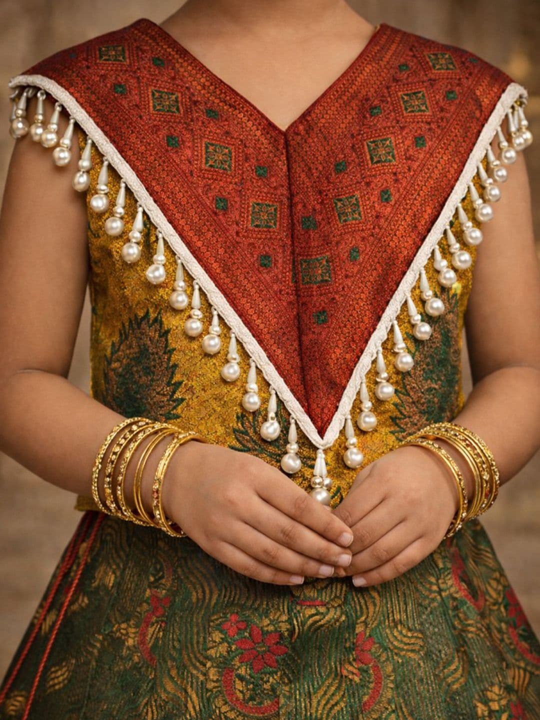 Xepon Girls Ready to Wear Lehenga & thumbnail 2