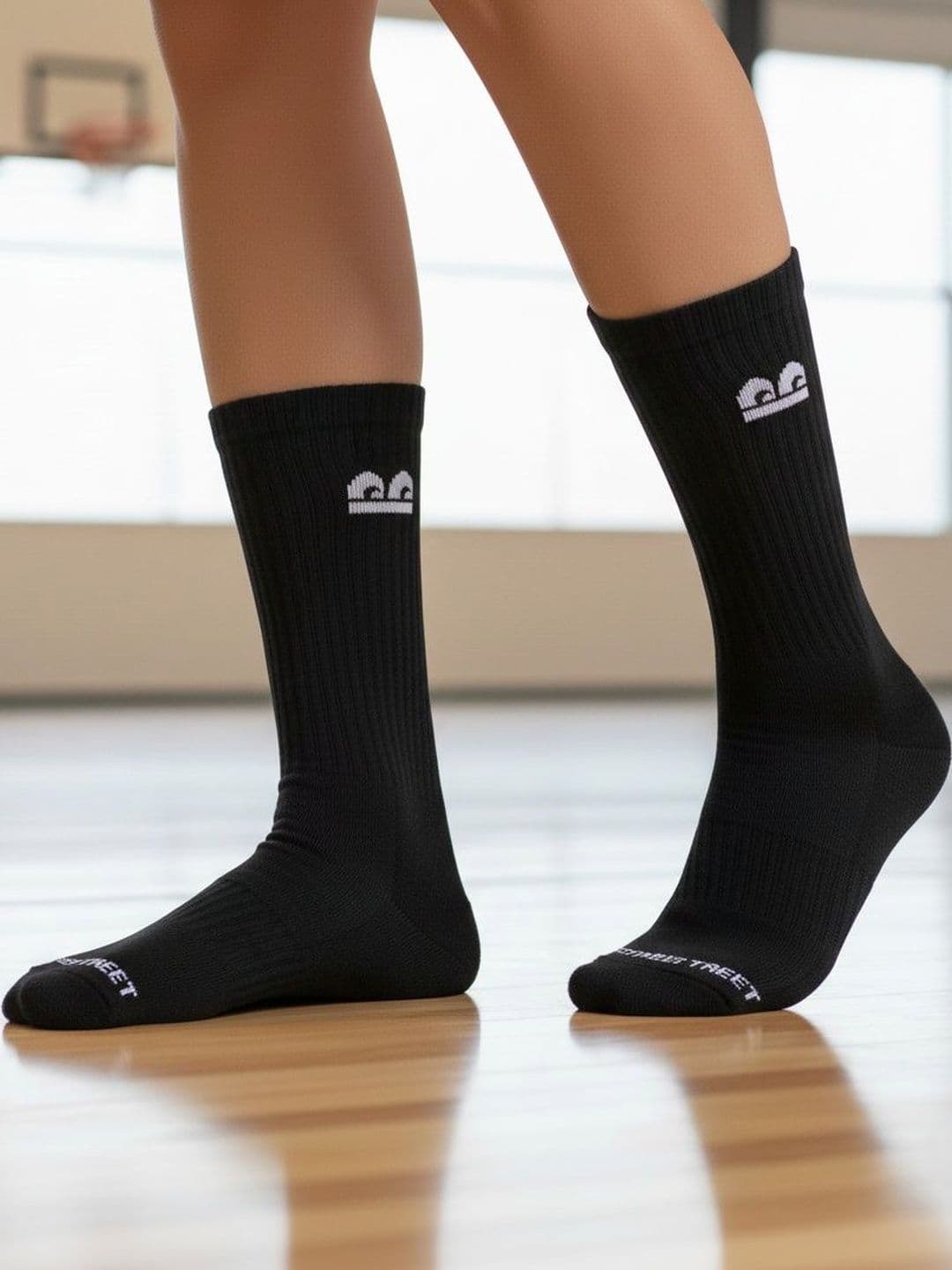 The Sock Street Unisex Cotton Assorted Colourblocked Calf Length Socks thumbnail 2