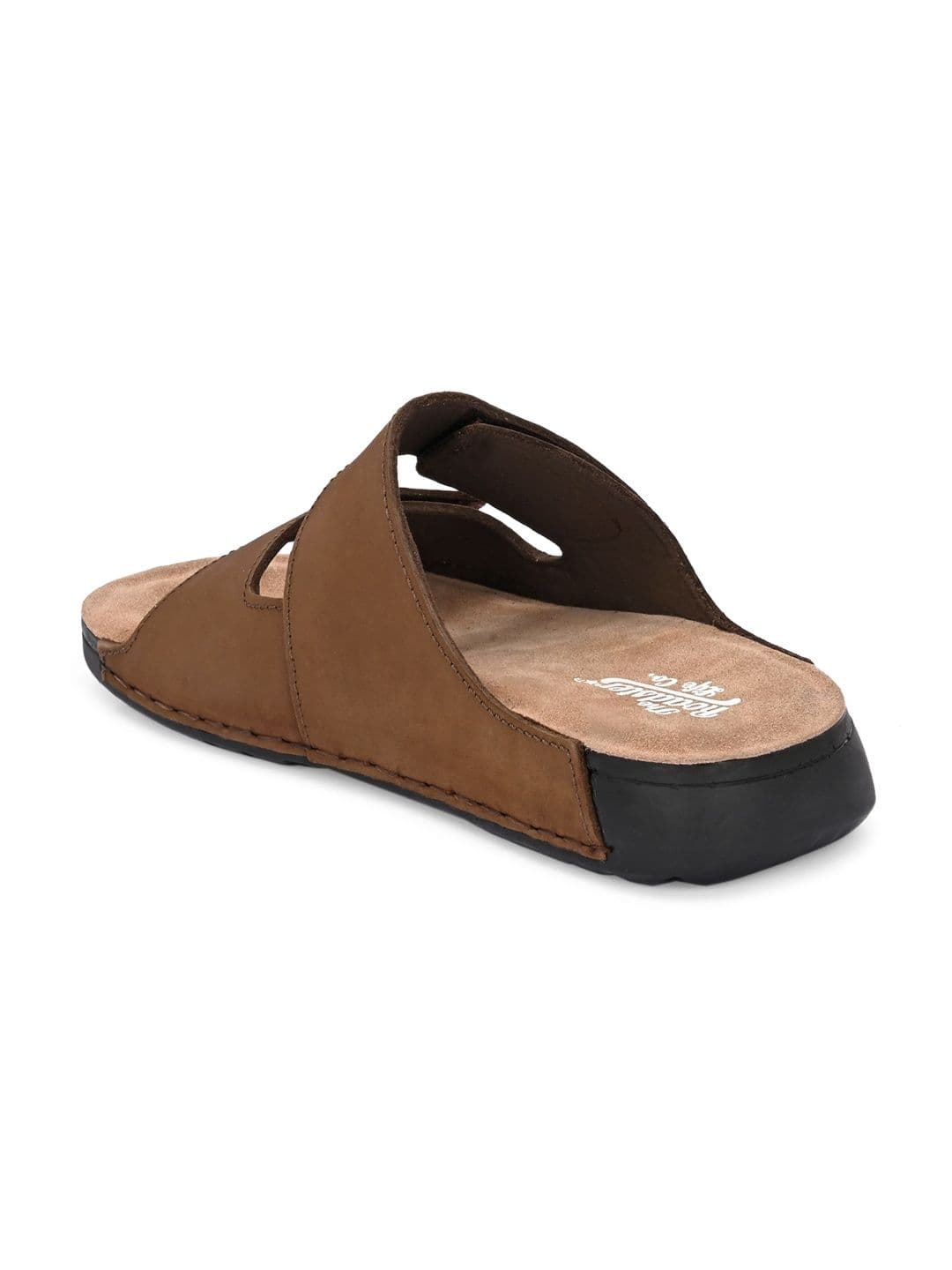 The Roadster Lifestyle Co Men Leather Slip-On Comfort Sandals thumbnail 3