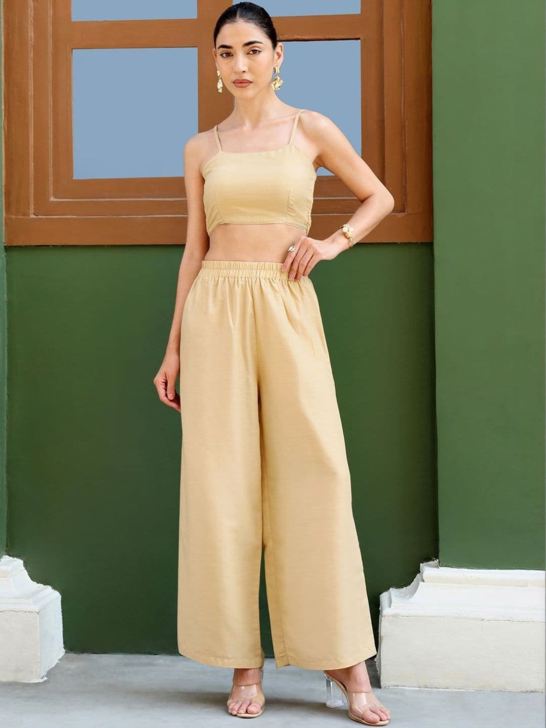 QISSA Women Regular Kurta with Palazzos thumbnail 3