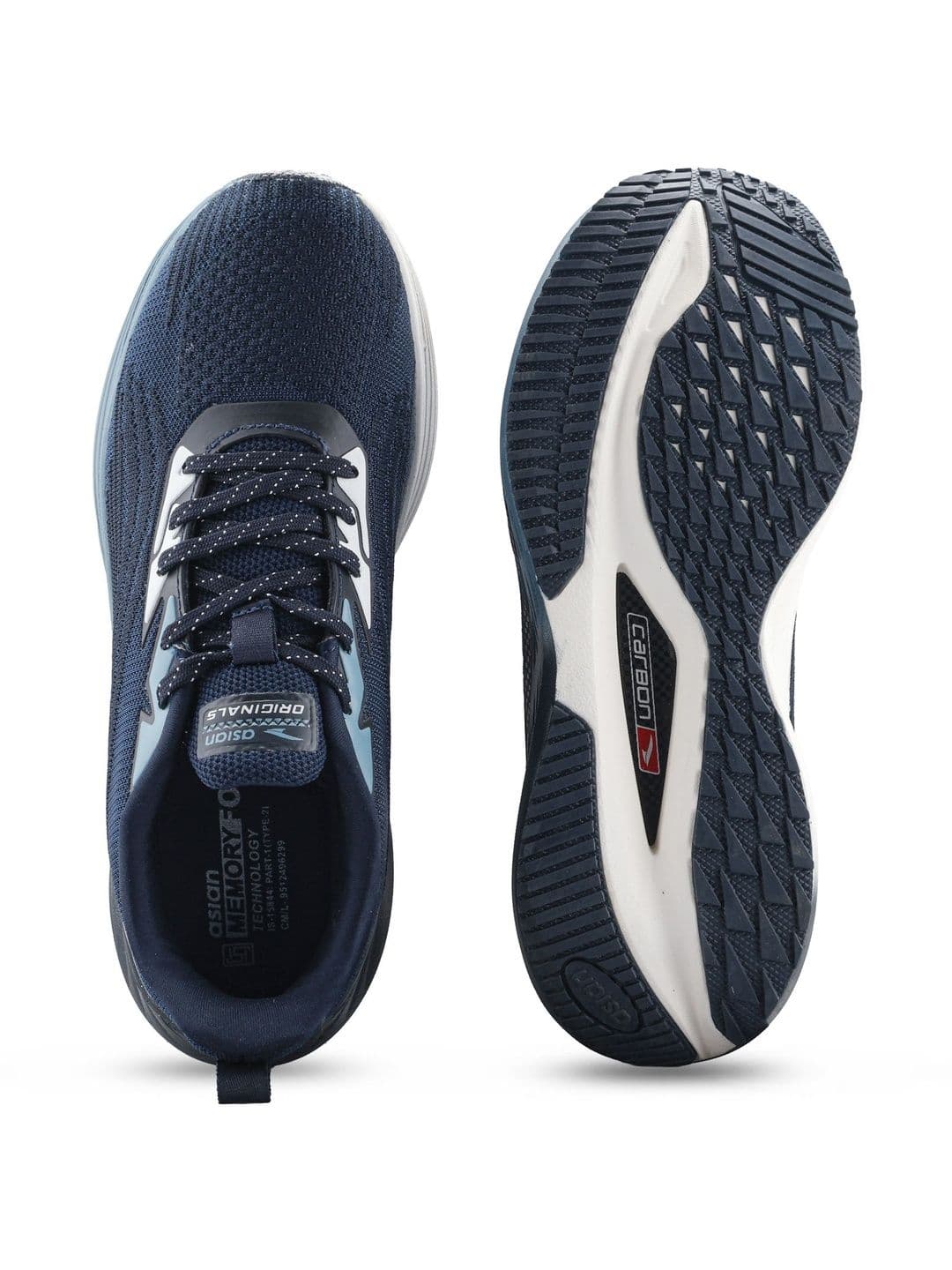 ASIAN Powerplay-carbon-29 Men Mesh Running Non-Marking Shoes thumbnail 7