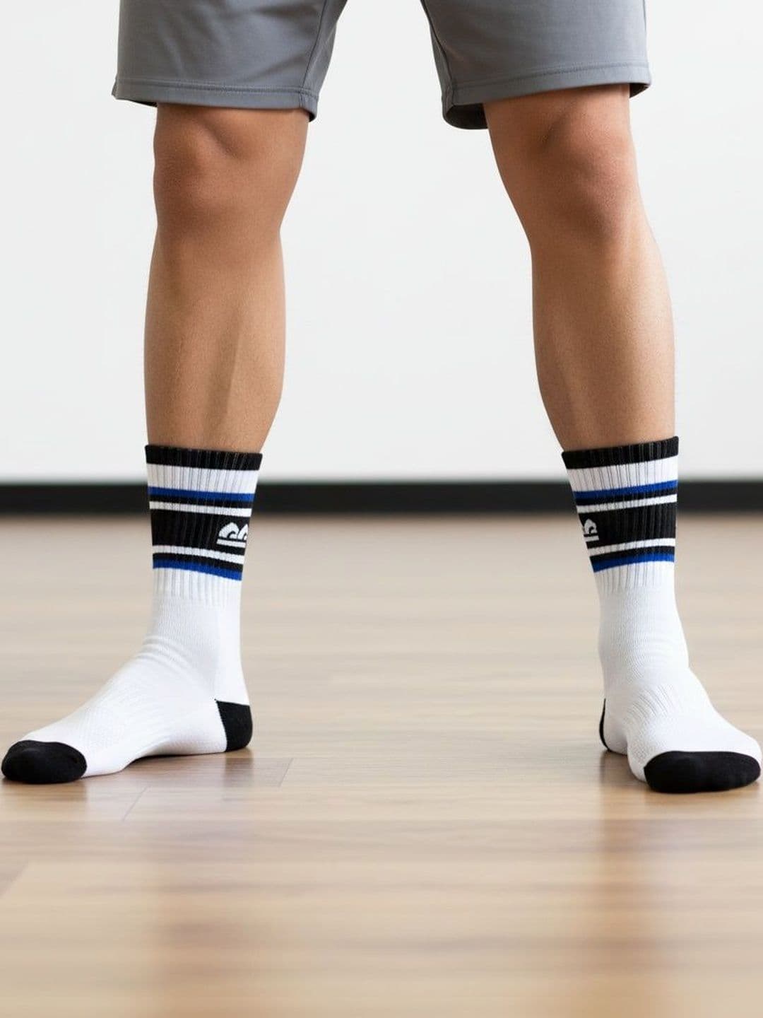 The Sock Street Unisex Assorted Striped Calf Length Socks thumbnail 2