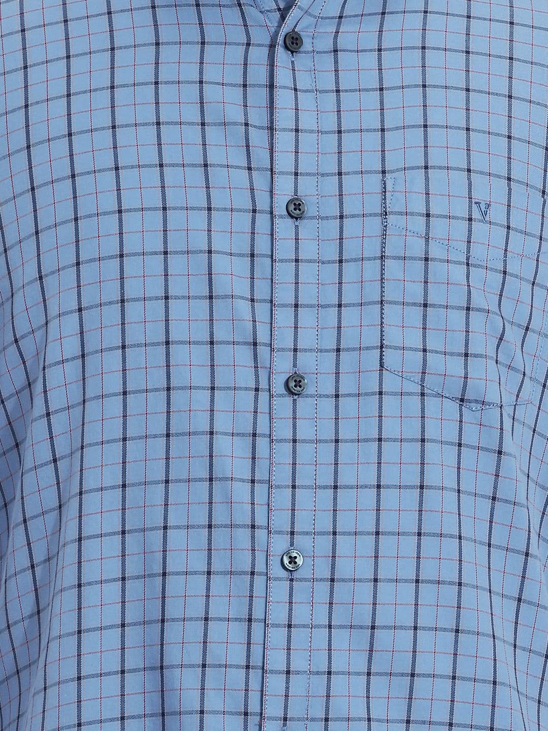 Van Heusen Sport Slim Fit Checked Pure Cotton Casual Shirt thumbnail 2