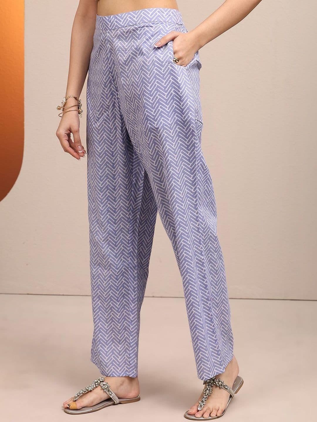 Libas Women Ethnic Motifs Printed Regular Kurta with Trousers & With Dupatta thumbnail 4