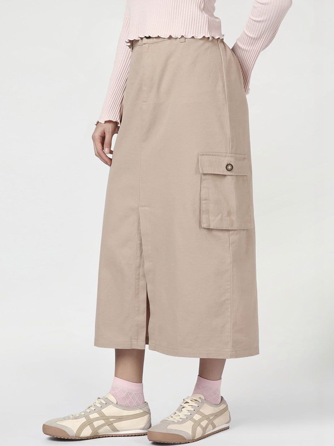 Bewakoof Women's Beige Cargo Skirts thumbnail 5