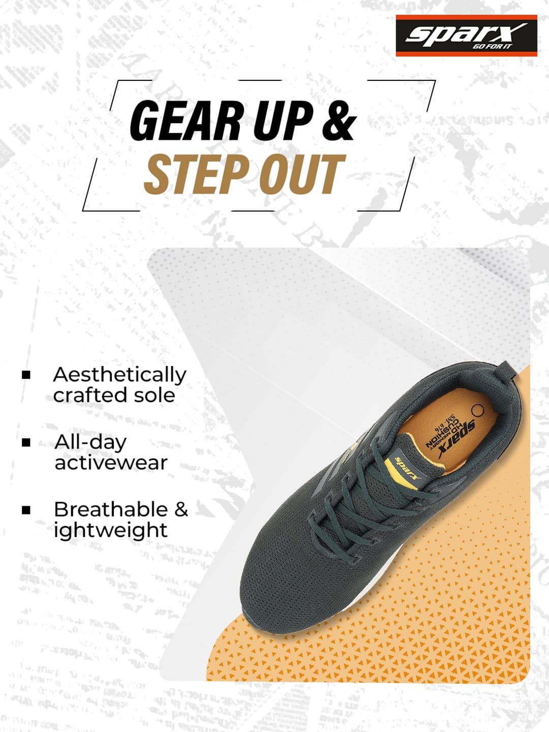 Sparx Men Lace-Up Sports Shoes thumbnail 4