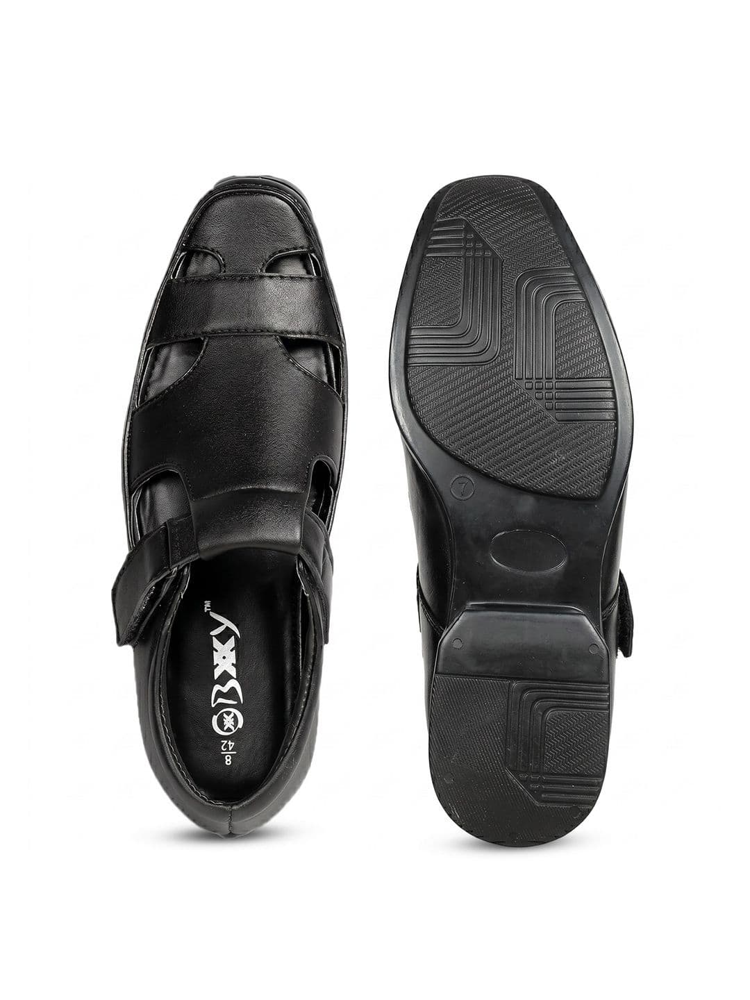 Bxxy Men 3 Inch Hidden Elevator Height Increasing Formal Shoe-Style Sandals thumbnail 4