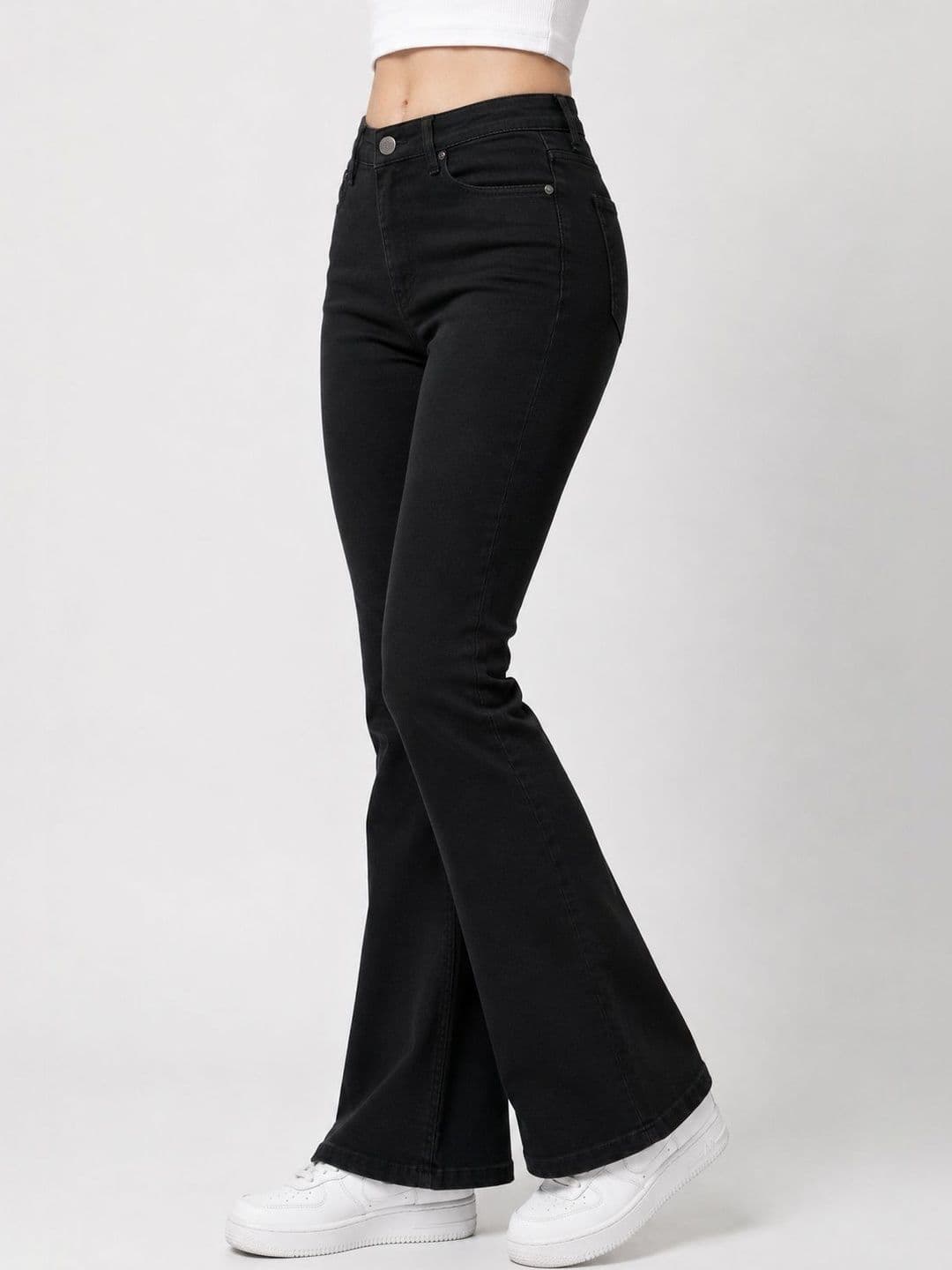 ZARISTAA Women Jean Flared High-Rise Stretchable Jeans - view 1
