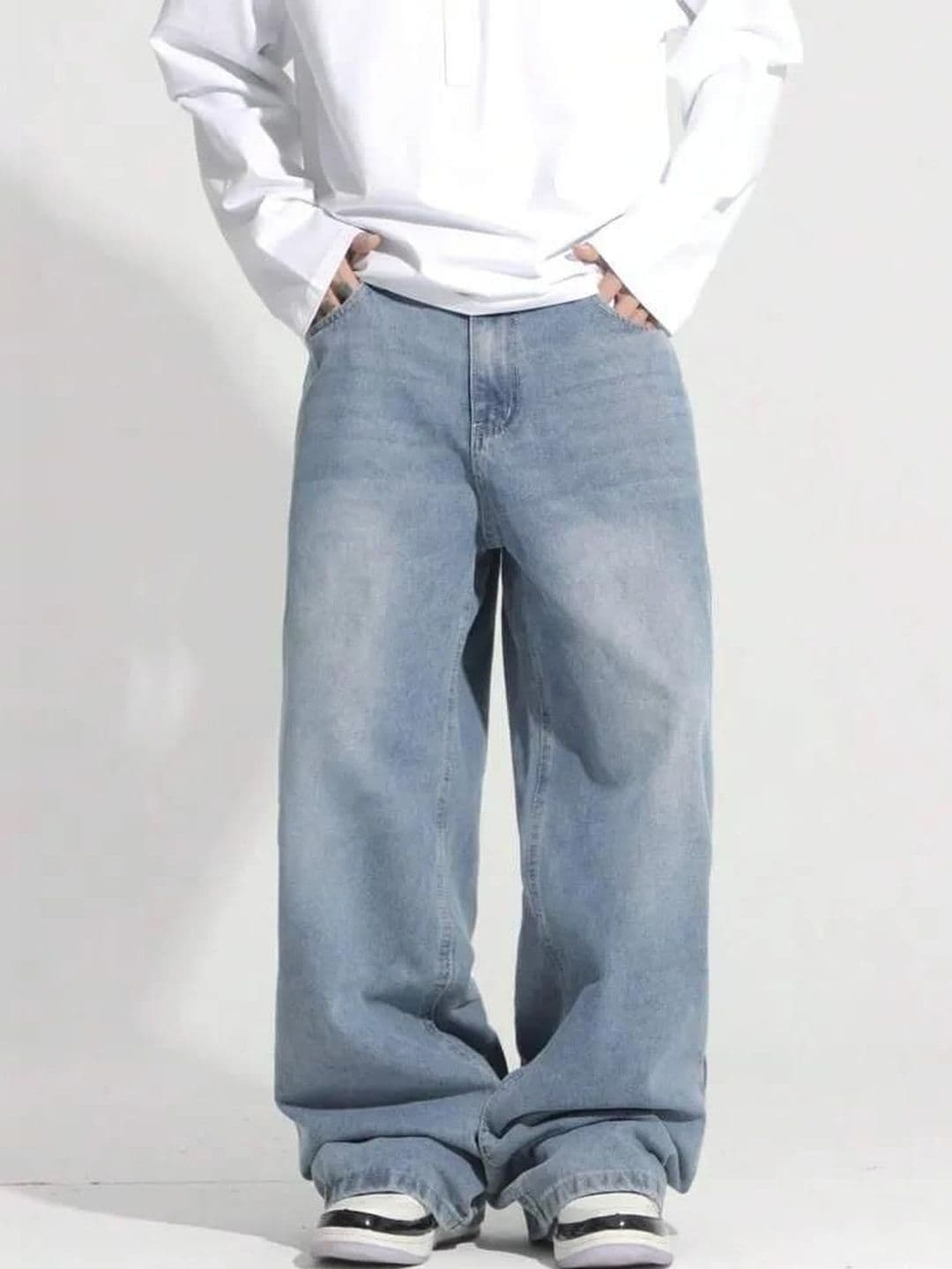 Kotty Men Relaxed Fit Low-Rise Light Denim Fade Jeans - view 1