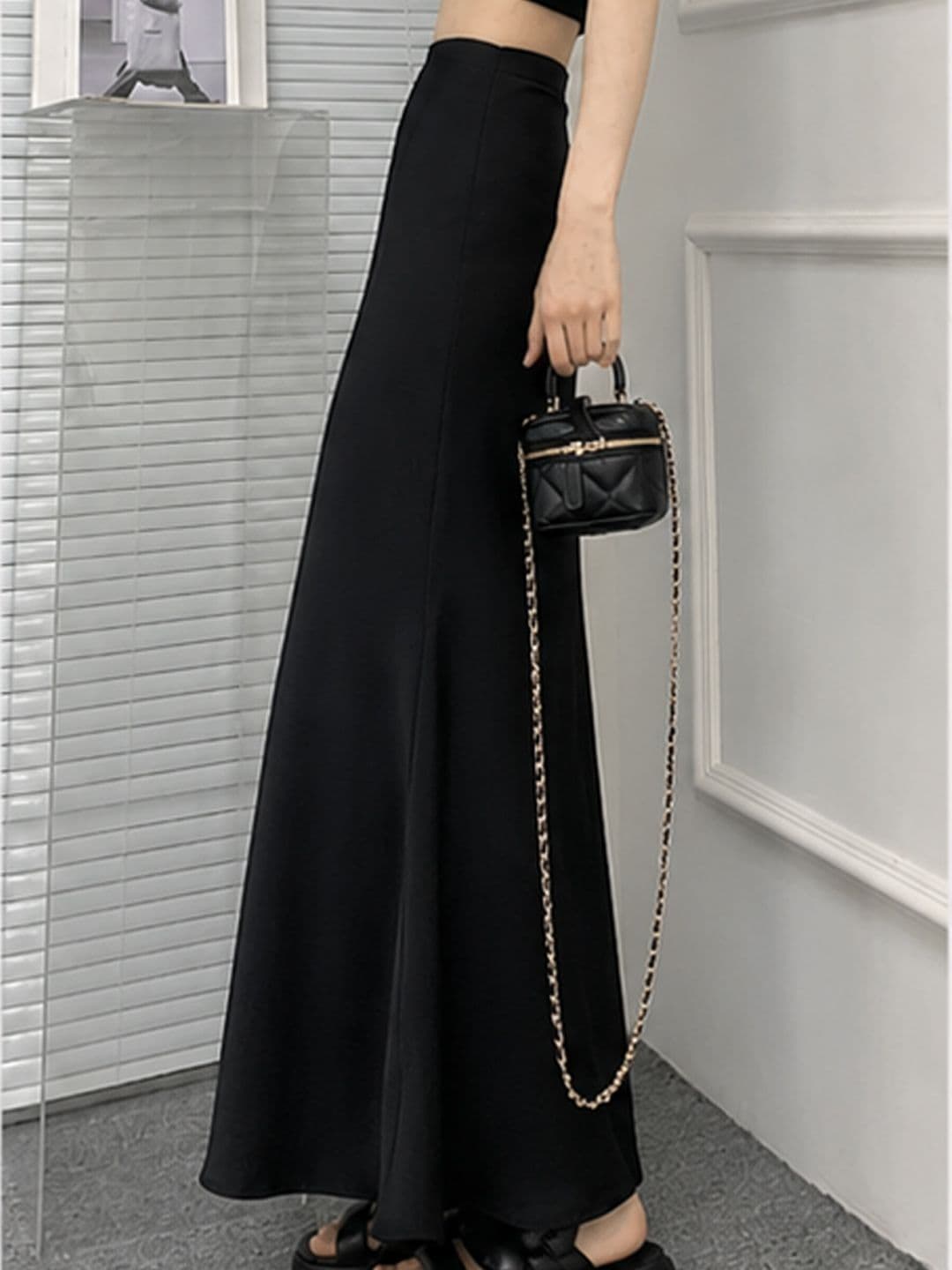 Suo Women Maxi Flared Skirt thumbnail 2