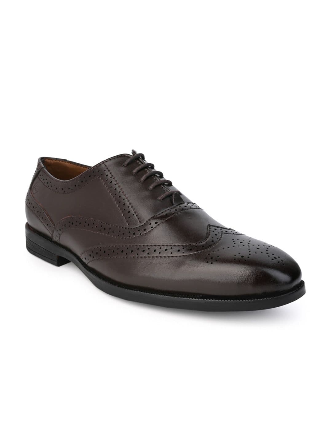 Alberto Torresi Men Textured Formal Brogues thumbnail 2