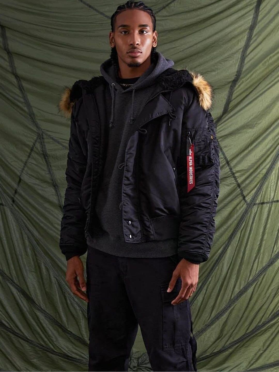 ALPHA INDUSTRIES Unisex Nylon Jackets thumbnail 3
