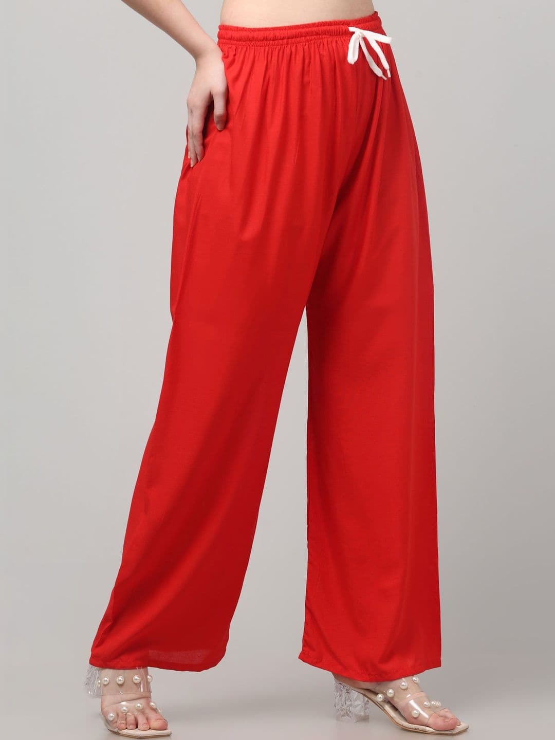 ERUDITE CLUB Women 2 Flared Palazzos thumbnail 2