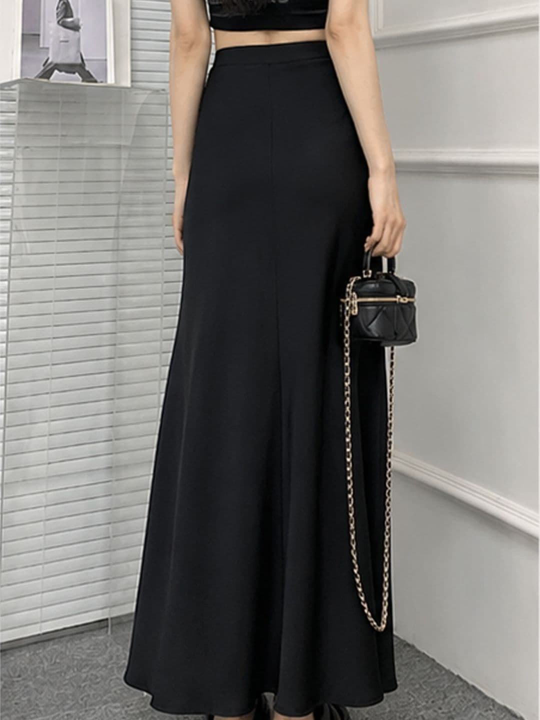 Suo Women Maxi Flared Skirt thumbnail 3