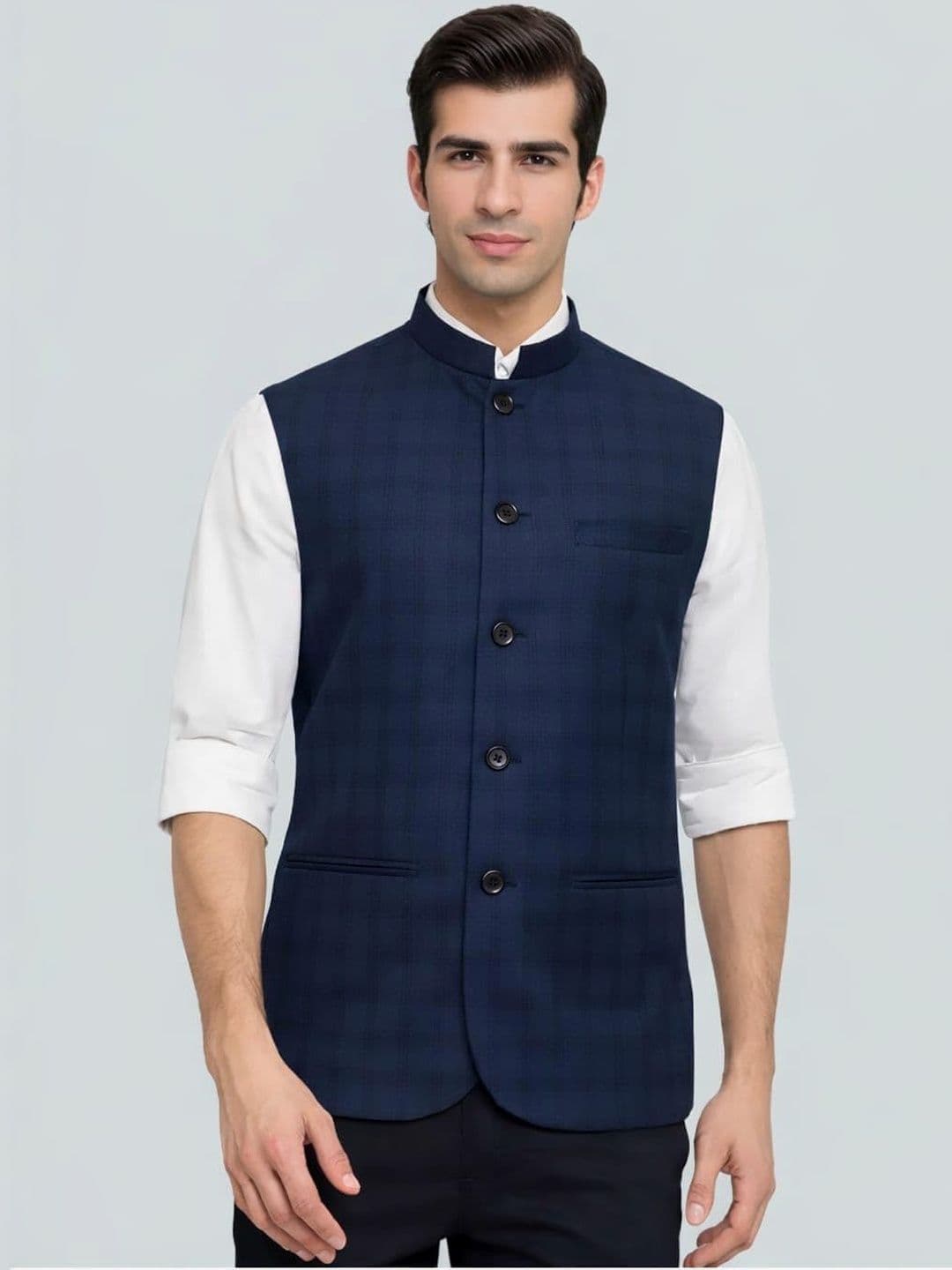 RAINMAIND Men Checked Woven Jacket thumbnail 4