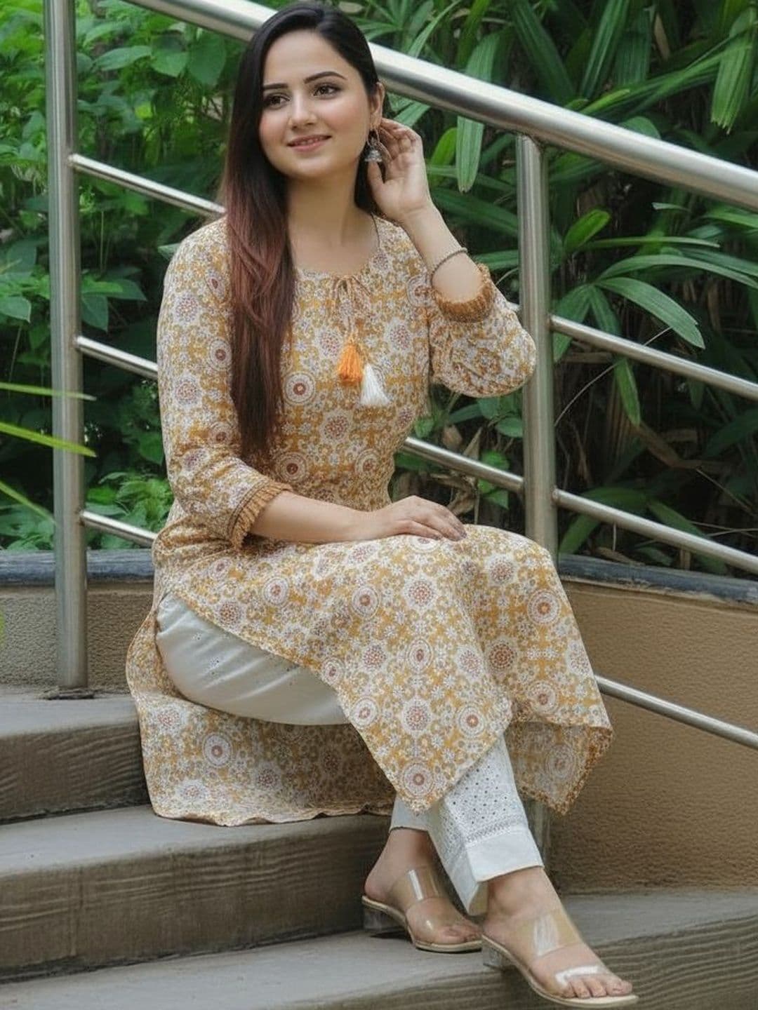 Sa Rasa Women Ethnic Motifs Printed Kurta thumbnail 2