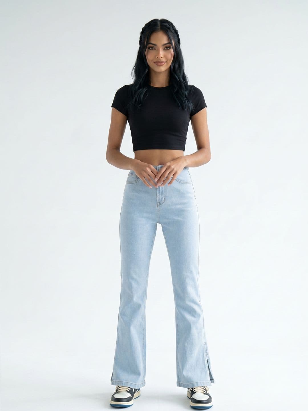 glitchez Women Regular Fit High-Rise Jeans thumbnail 3