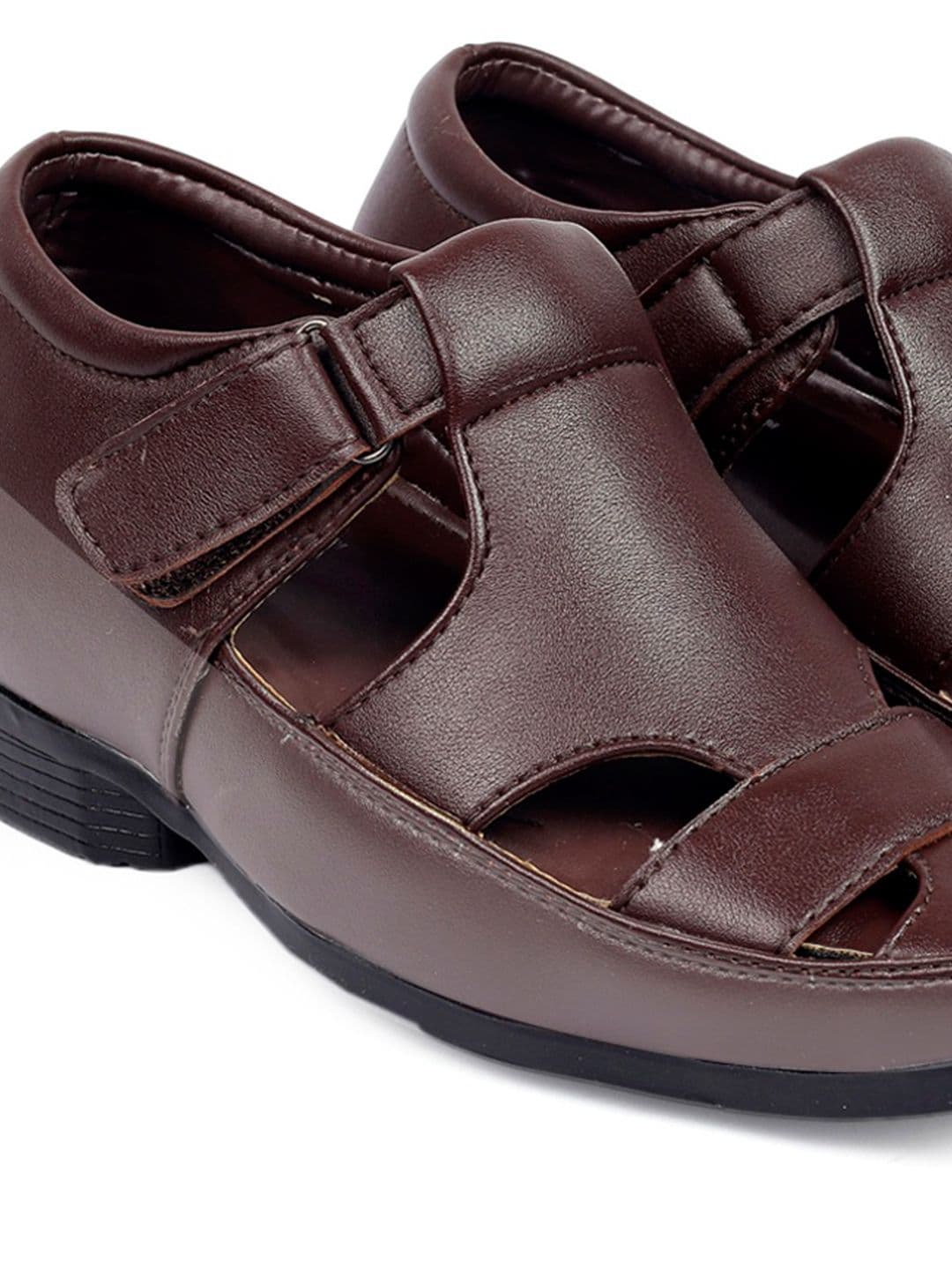 Bxxy Men Hidden Height Increasing Velcro Strap Closure Sandals thumbnail 7