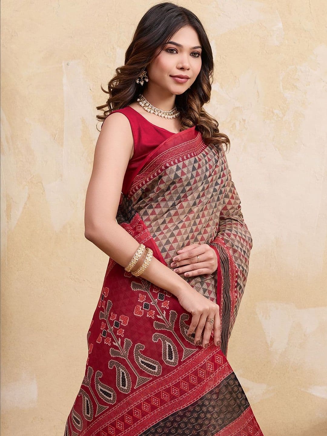 SHANVIKA Pure Cotton Handloom Saree thumbnail 4
