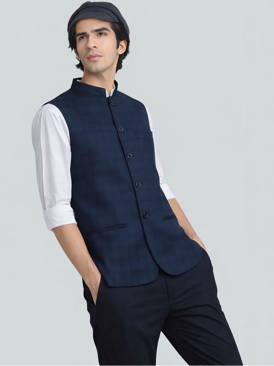 RAINMAIND Men Checked Woven Jacket thumbnail 2