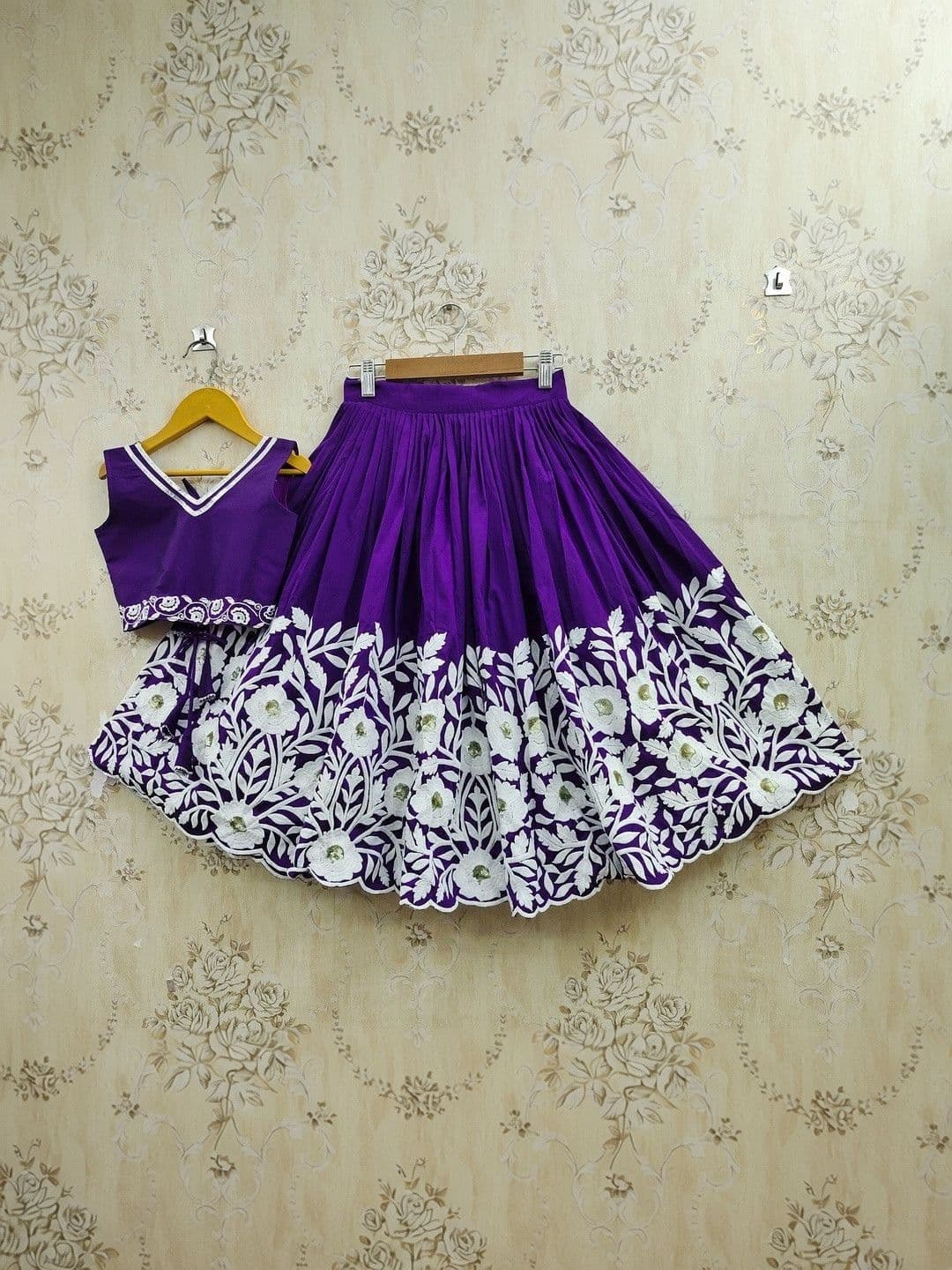Helene Girls Embellished Thread Work Ready to Wear Lehenga Choli - view 1