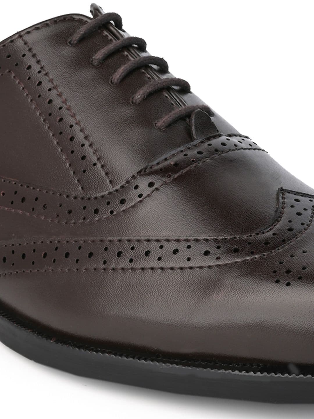 Alberto Torresi Men Textured Formal Brogues thumbnail 4