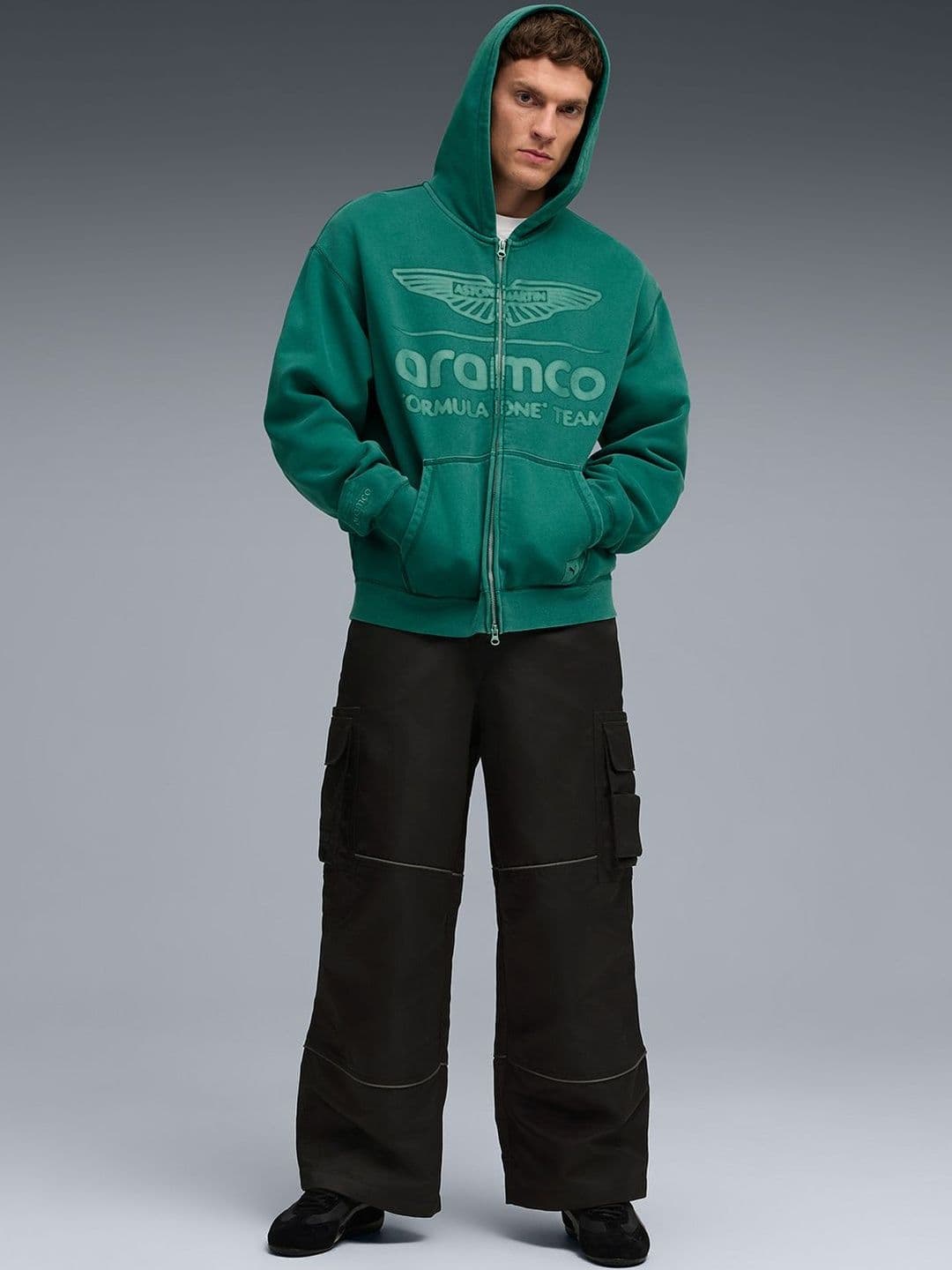 Puma x Aston Martin F1 Men's Full Zip Hoodie thumbnail 4