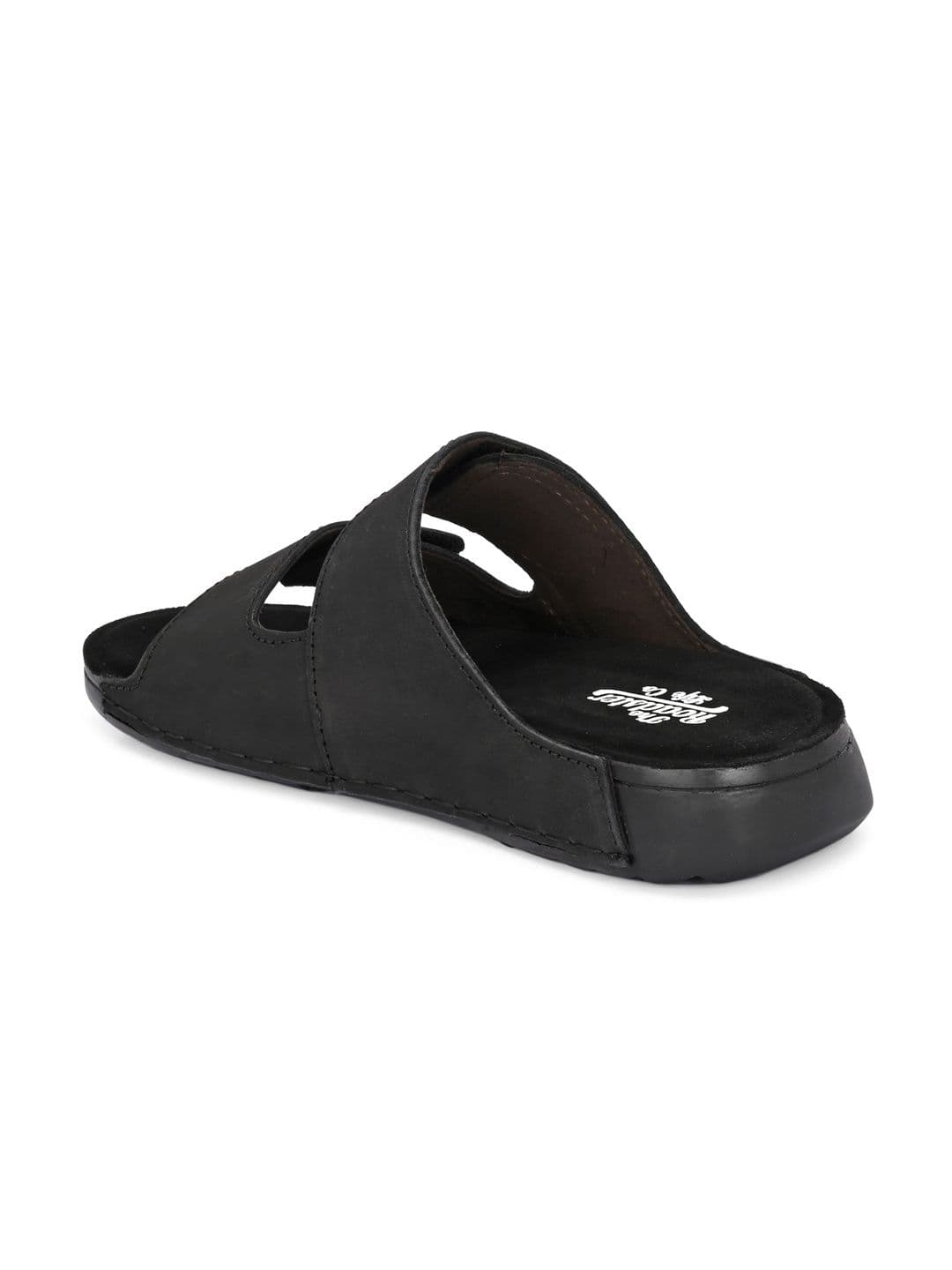 The Roadster Lifestyle Co Men Leather Slip-On Comfort Sandals thumbnail 7