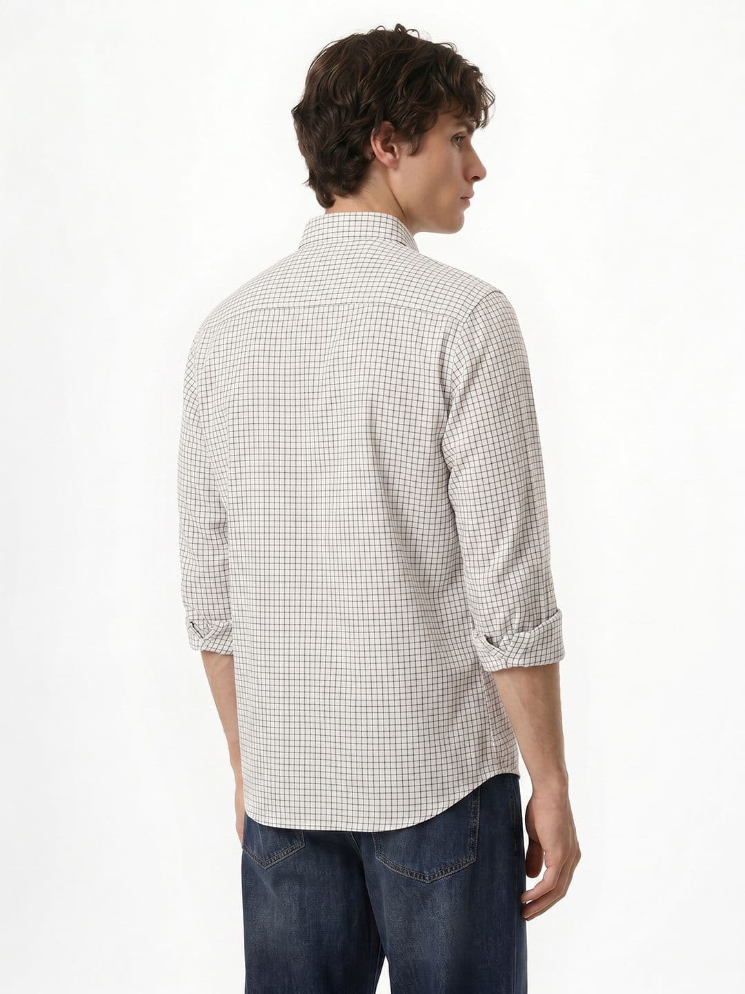 Aeropostale Checked Cotton Linen Casual Shirt thumbnail 4