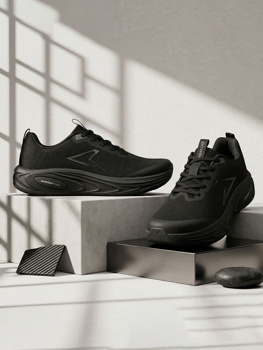 Power Men Textile Running Non-Marking Shoes - view 1