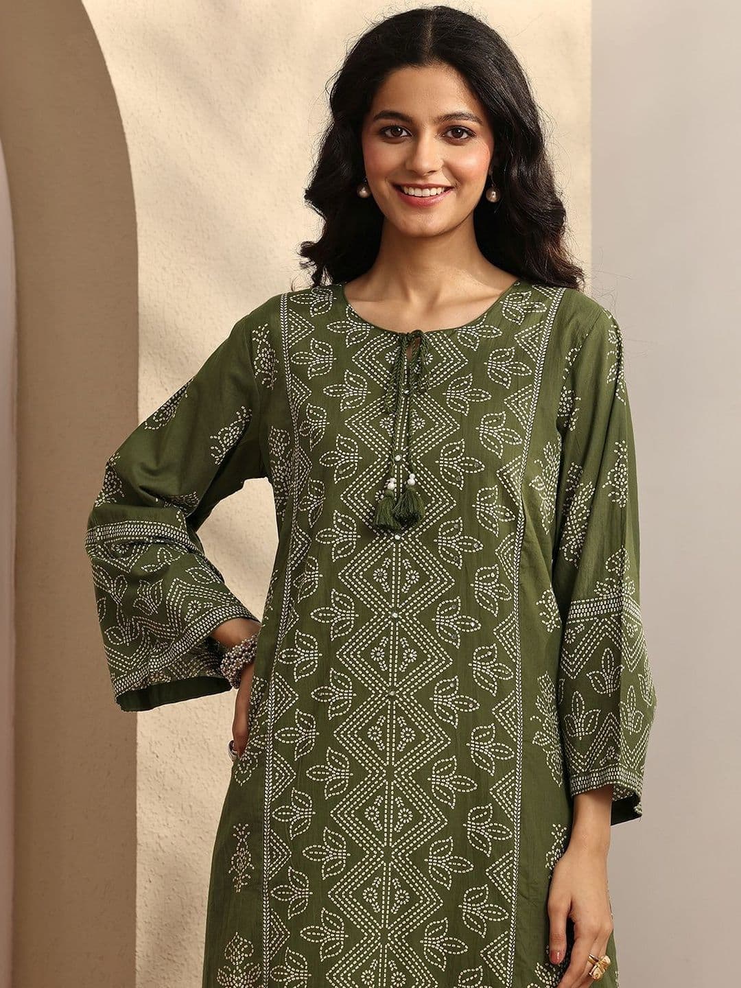 Libas Women Ethnic Motifs Printed Regular Kurta with Palazzos & With Dupatta thumbnail 3
