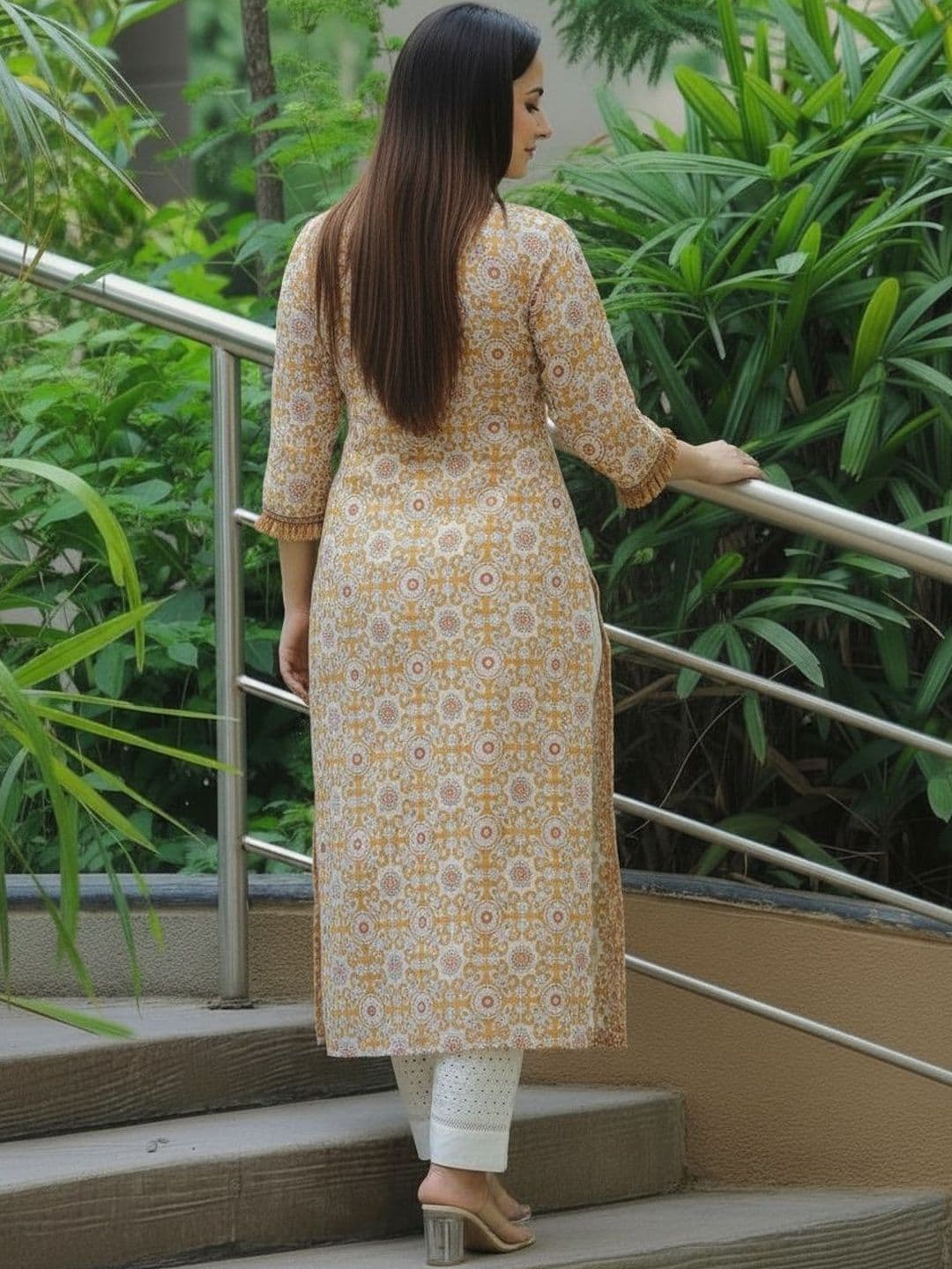 Sa Rasa Women Ethnic Motifs Printed Kurta thumbnail 3