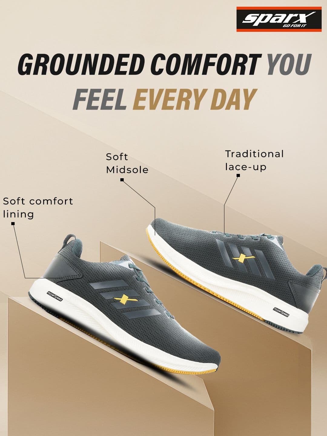 Sparx Men Lace-Up Sports Shoes thumbnail 2