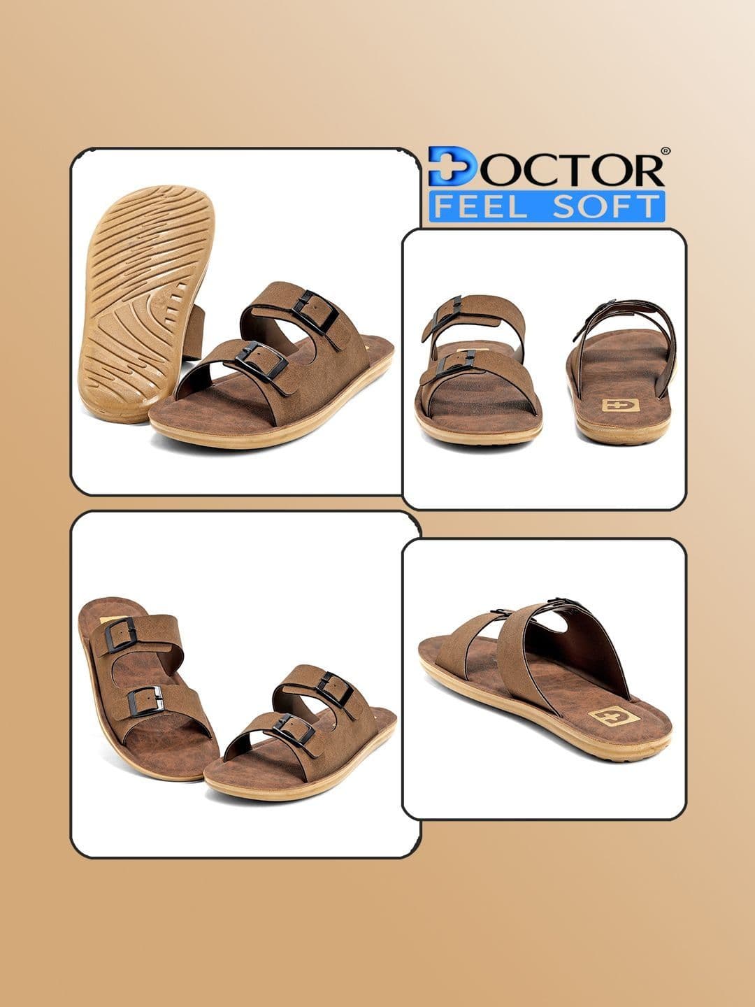 DOCTOR FEEL SOFT Men Slip-On Flip Flops thumbnail 7
