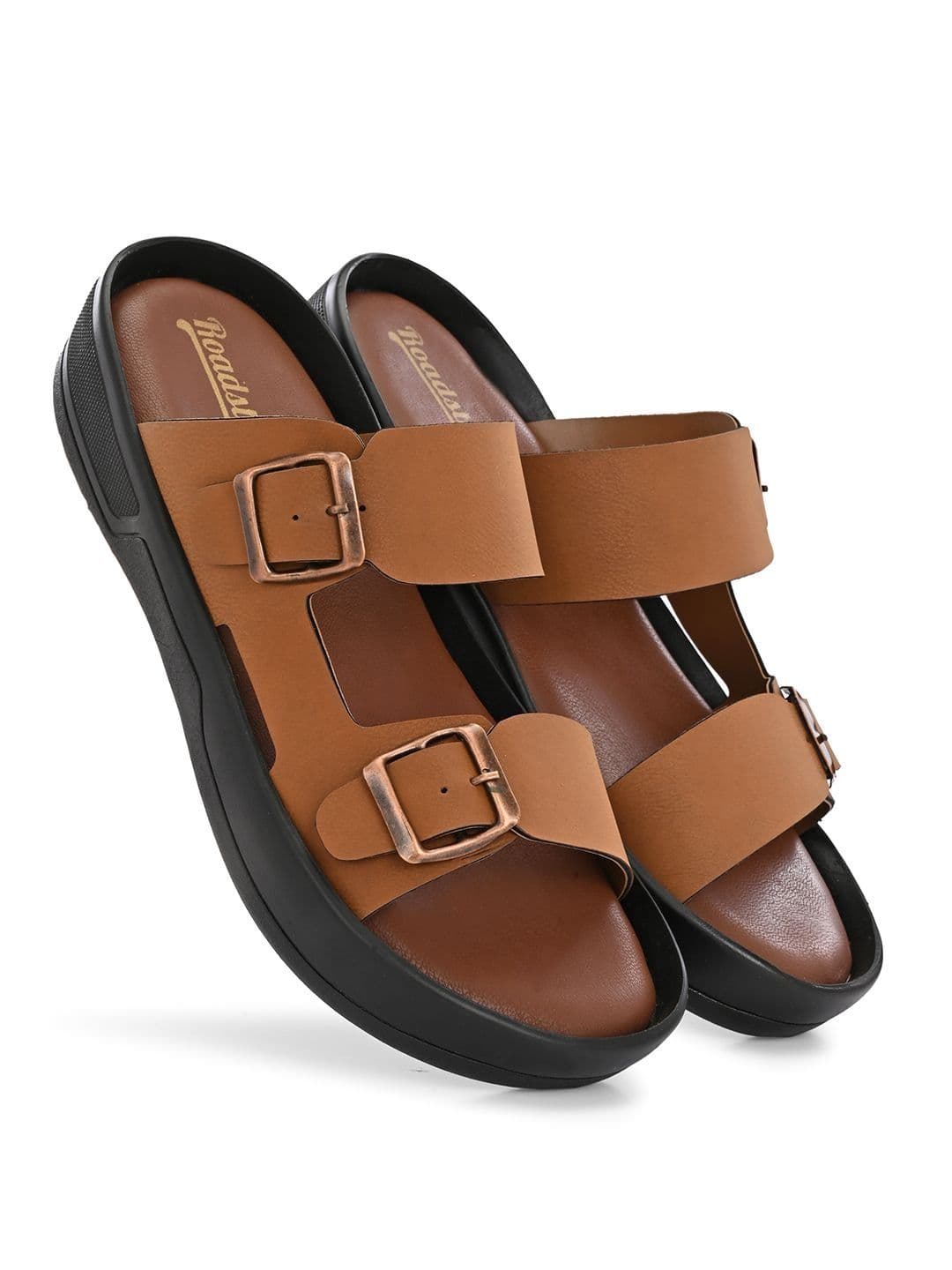 The Roadster Lifestyle Co Men PU Slip-On Comfort Sandals thumbnail 6