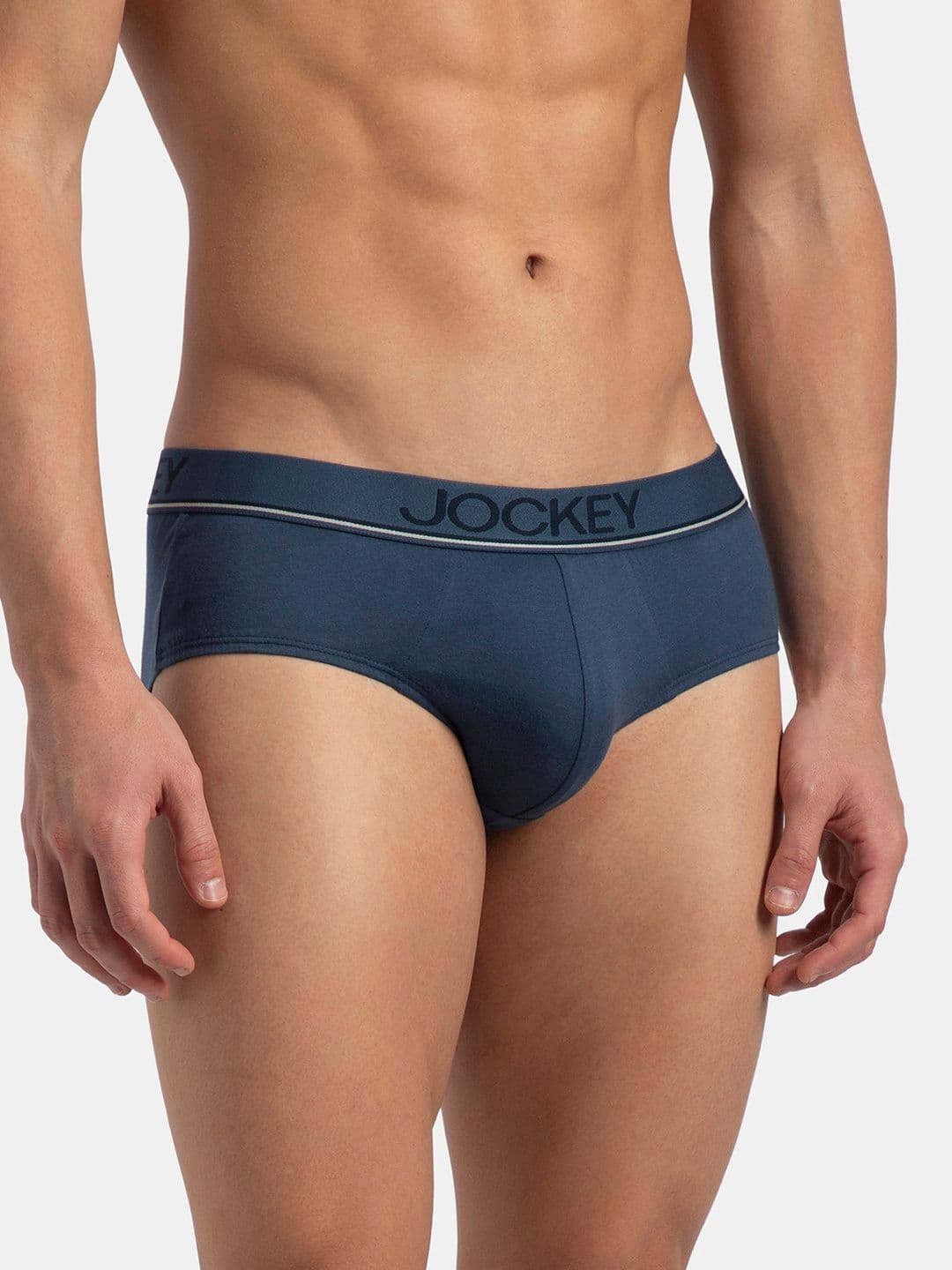 Jockey Super Combed Cotton Solid Brief with Ultrasoft Waistband - 8037 thumbnail 5