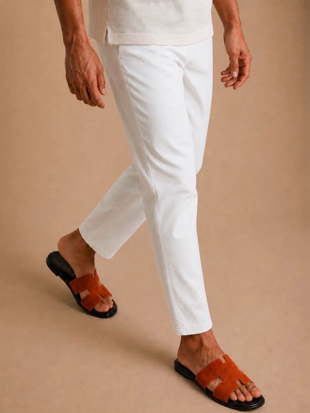 MICHEAL FERAAS Men Suede Leather Sandals - view 1