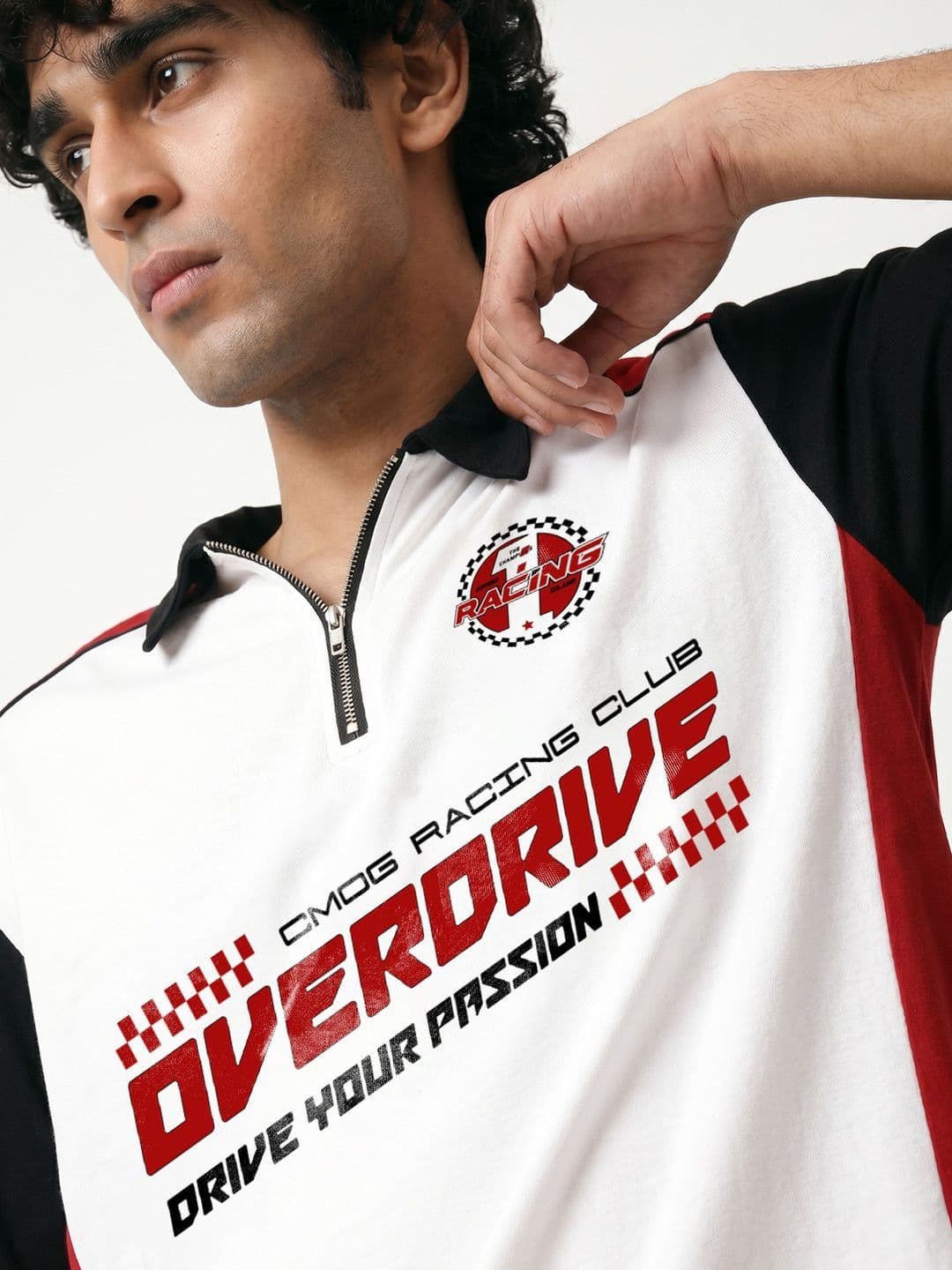 Crazymonk Men Polo Collar T-shirt thumbnail 4