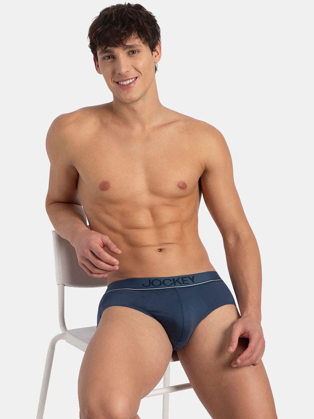 Jockey Super Combed Cotton Solid Brief with Ultrasoft Waistband - 8037 thumbnail 7
