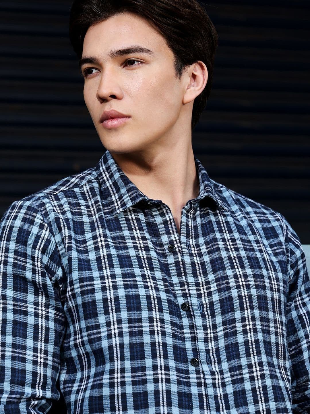 CAHOOT Men Gingham Checks Checked Casual Shirt thumbnail 5