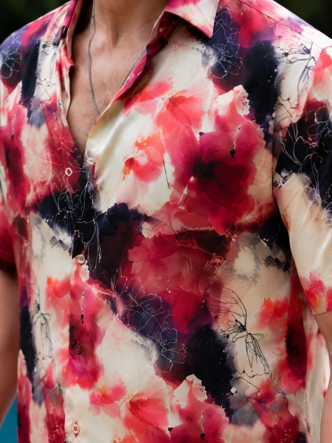 HERE&NOW Men Comfort Floral Printed Casual Shirt thumbnail 5