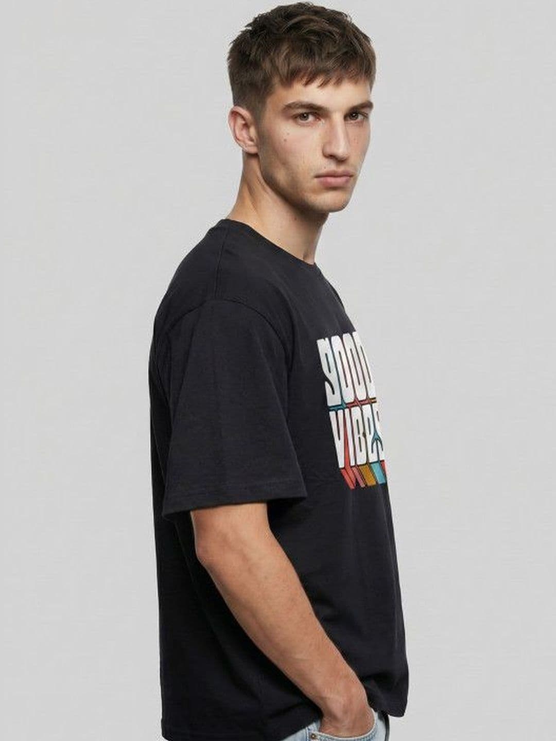 High Star Men Typography Printed T-shirt thumbnail 2